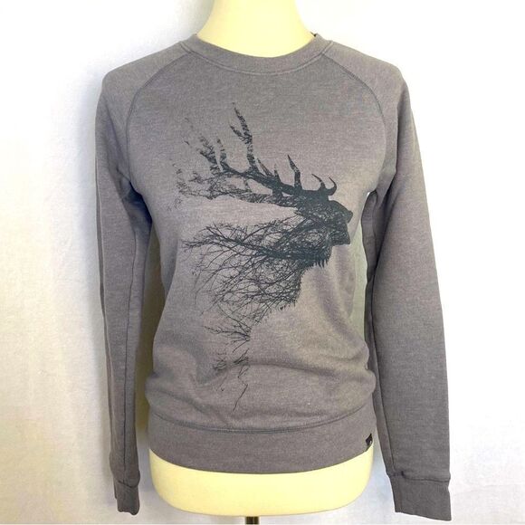THE NORTH FACE DEER GRAPHIC SWEATSHIRT - Picture 2 of 7